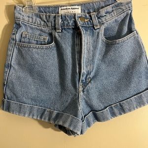 American Apparel Vintage Mom Jean Shorts